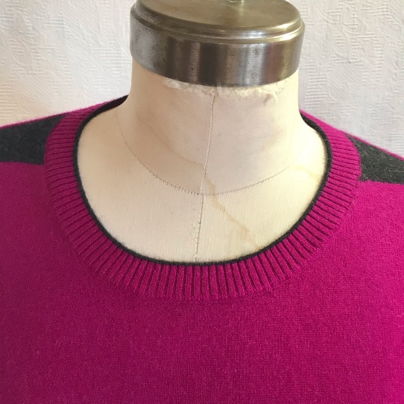 Mulberry and Charcoal tunic Cashmere sweater S/M - Picture 11 of 13